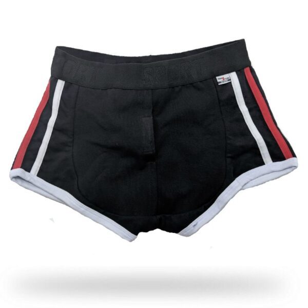 Cueca boxer para packer preta