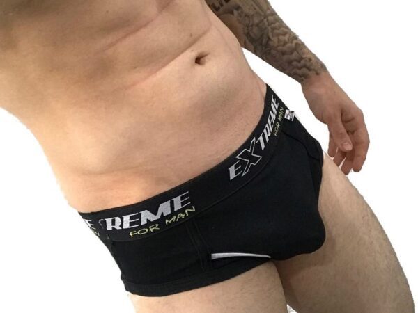 Cueca SLIP para packer preta - Image 3